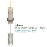 Metal Wire Auxiliary Electrode - 50HX15 0.6/250 mm - Platinum (99.9%)