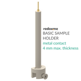Basic Sample Holder - metal contact, 4 mm max. thickness