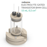 Electrolyte-Gated Transistor Bottom Mount Cell - 15 mL, 0.2 cm2