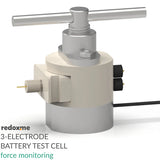 Three Electrode Battery Test Cell – force monitoring