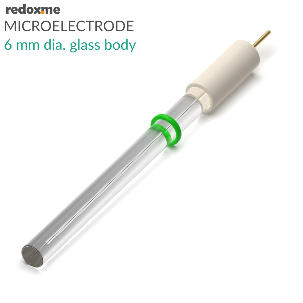 Microelectrode - 6 mm dia. glass body