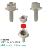 Septum Adapter, ND9 septum, 20 mm long