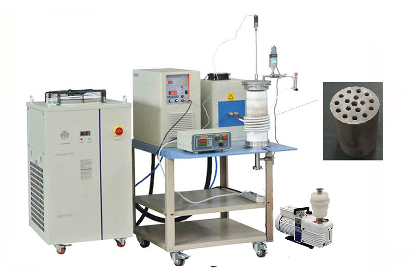 15KW Induction Heating and Melting System w/ Temp.-Controller & Multi-Cavity up to 2000°C - SP-50KTC-M - Thasar Store