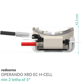 Operando XRD EC H-Cell, min 2θ of 5°