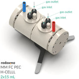 FC PEC H-Cell 2x15 mL- Front Contact Photo-Electrochemical H-Cell