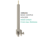 Basic Sample Holder - metal contact, 4 mm max. thickness