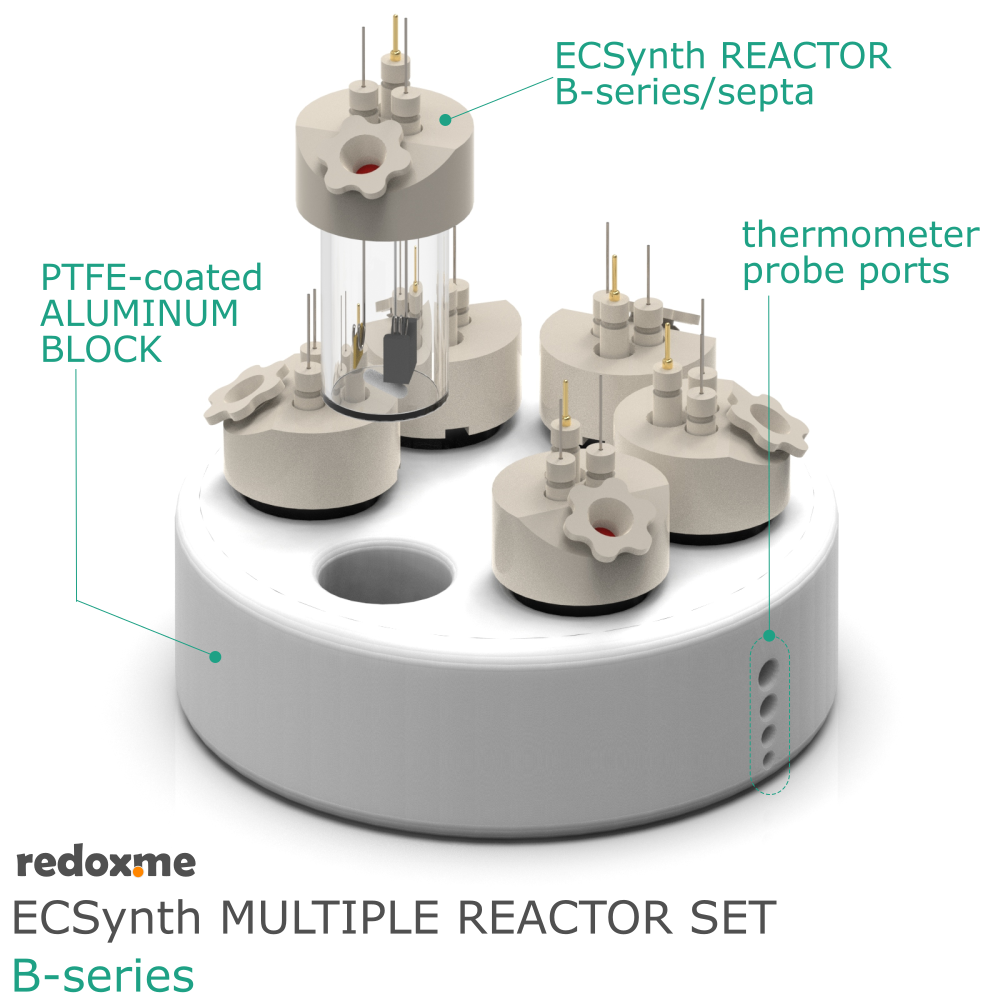 Electrosynthesis Multiple Reactor Set, B-series