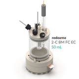 2-C BM FC EC 50 mL - Two-compartment Bottom Mount Front Contact Electrochemical Cell 50 mL