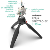 R/T/A Spectro-EC 1.75 mL - Reflection / Transmission / Absorption Spectro-Electrochemical Cell