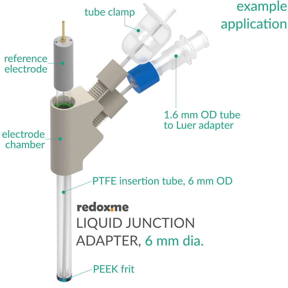 Liquid Junction Adapter, 6 mm dia.