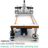 Laboratory Screen Printer - manual, 170 mm dia. printing bed
