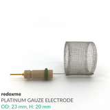 Platinum Gauze Electrode - OD: 23 mm, H: 20 mm