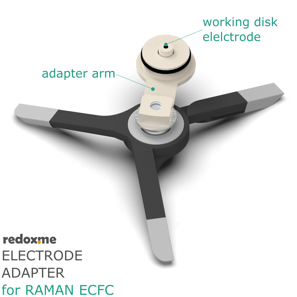 Electrode Adapter for Raman ECFC
