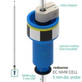 Electrochemical Nuclear Magnetic Resonance cell – EC NMR 5 mm dia. probe