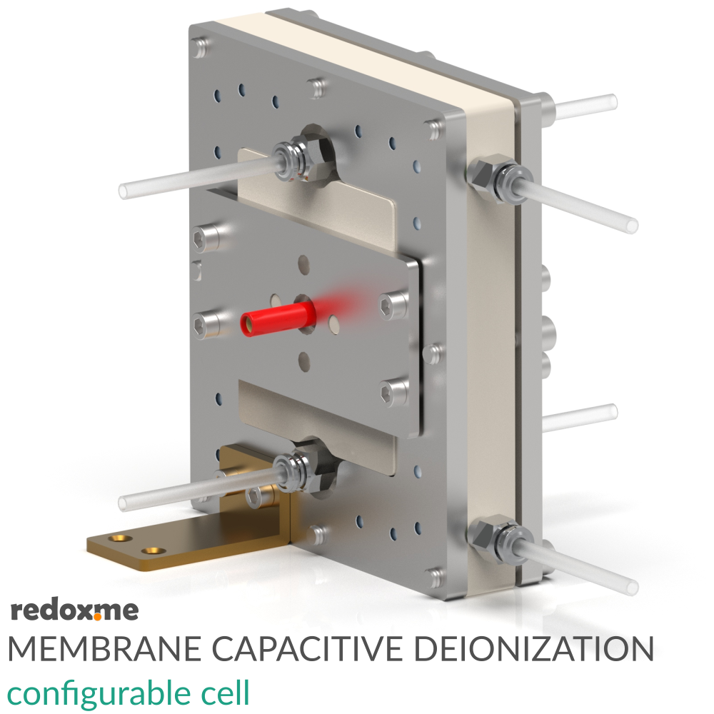 Membrane Capacitive Deionization configurable cell - MCDI configurable cell
