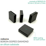Boron-Doped Diamond on Silicon Substrate