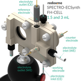 SPECTRO-ECSynth FH-CELL 1.5 and 3 mL - Spectro-Electrosynthesis Flow H-Cell 1.5 and 3 mL