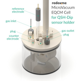 MicroVacuum EQCM Cell for QSH-Dip sensor holder
