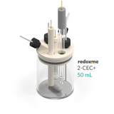 2-CEC+ 50 mL - Two-compartment Electrochemical Cell with additional inlet/outlet