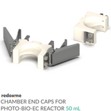 Chamber End Caps for Photo-Bio-EC Reactor - 50 mL