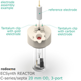 Electrosynthesis Reactor C-series/septa, 20 mm OD, 3-port