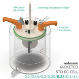 Jacketed Standard Electrochemical Cell