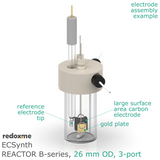 Electrosynthesis Reactor B-series, 26 mm OD, 3-port