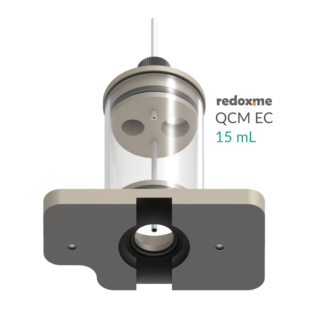 QCM EC BL 15 mL - Quartz Crystal Microbalance Electrochemical cell