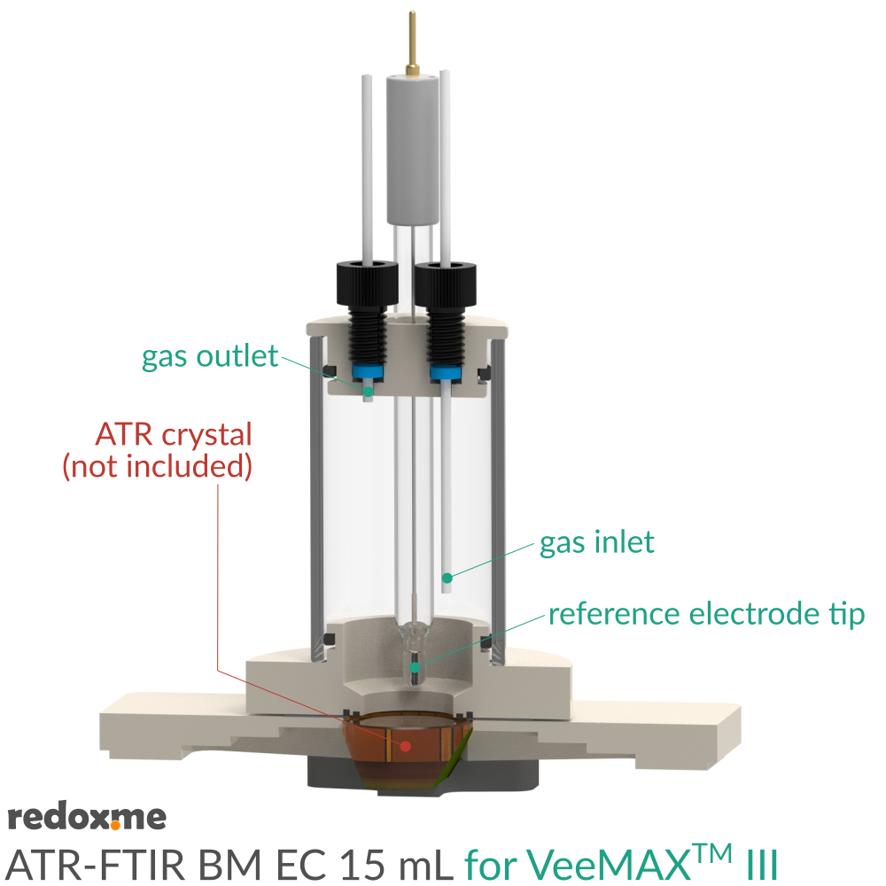 ATR-FTIR BM EC 15 mL for VeeMAXTM III - Attenuated Total Reflectance Electrochemical Cell