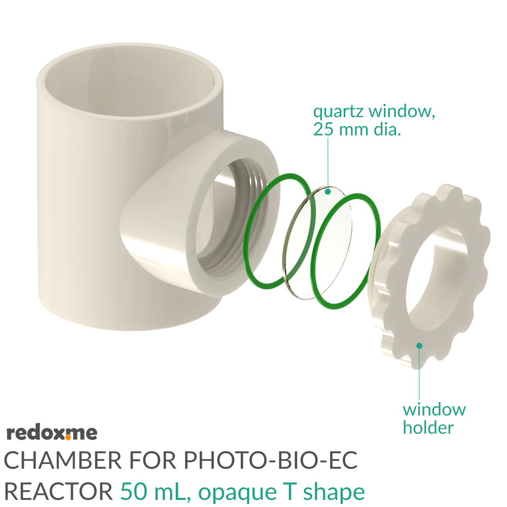 Chambers for Photo-Bio-EC Reactor - 50 mL