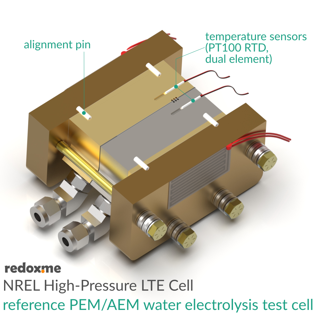 NREL High-Pressure LTE Cell - NREL High-Pressure Low-Temperature Electrolysis Cell