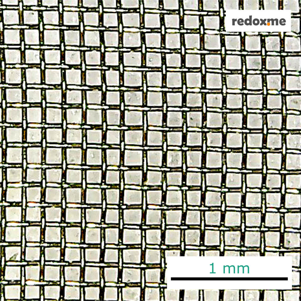 Rhodium plated counter electrode model 4 – metal mesh