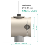 PEC 15 mL single-sided - Photo-electrochemical Cell
