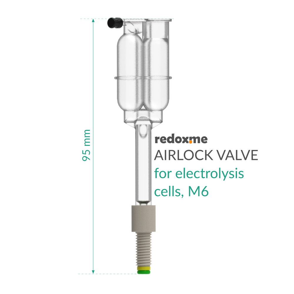 Airlock valve for electrolysis cells - M6