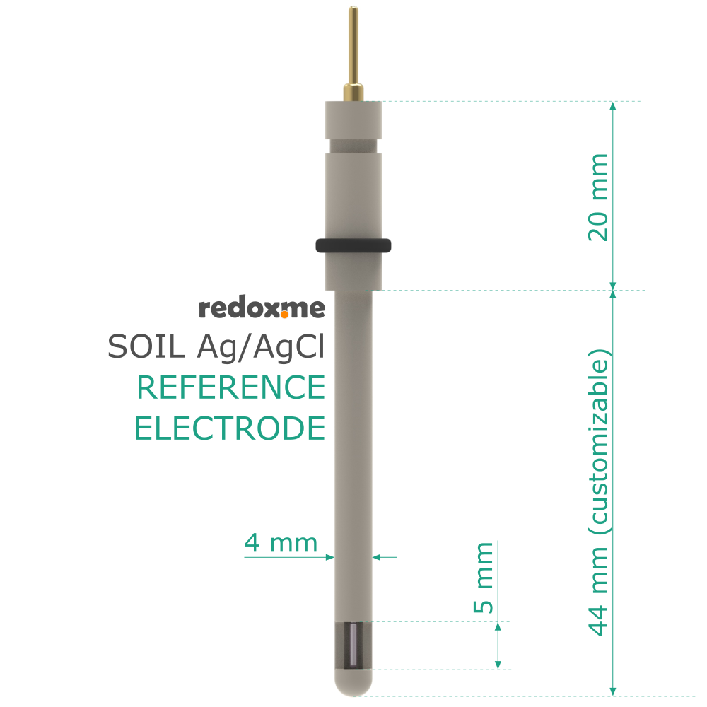 Soil Silver / Silver Chloride Reference Electrode - Soil Ag/AgCl