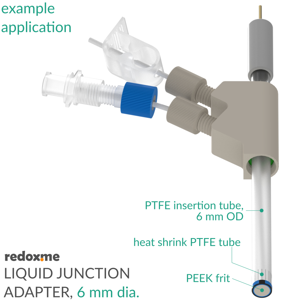 Liquid Junction Adapter, 6 mm dia.