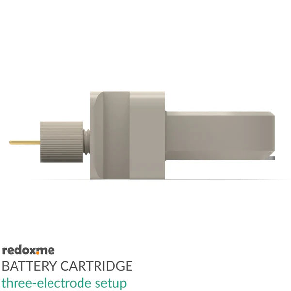 Battery Cartridge – three-electrode setup