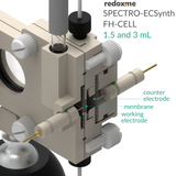SPECTRO-ECSynth FH-CELL 1.5 and 3 mL - Spectro-Electrosynthesis Flow H-Cell 1.5 and 3 mL