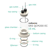 Quartz Crystal Microbalance Electrochemical cell - SRS QCM200 EC 15 mL
