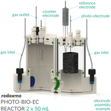 Photo-Bio-EC Reactor - Photo-bioelectrochemical reactor 2 x 50 mL