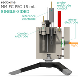 MM FC PEC 15 mL single-sided - Magnetic Mount Front Contact Photo-electrochemical Cell