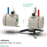 FC PEC H-Cell 2x15 mL- Front Contact Photo-Electrochemical H-Cell