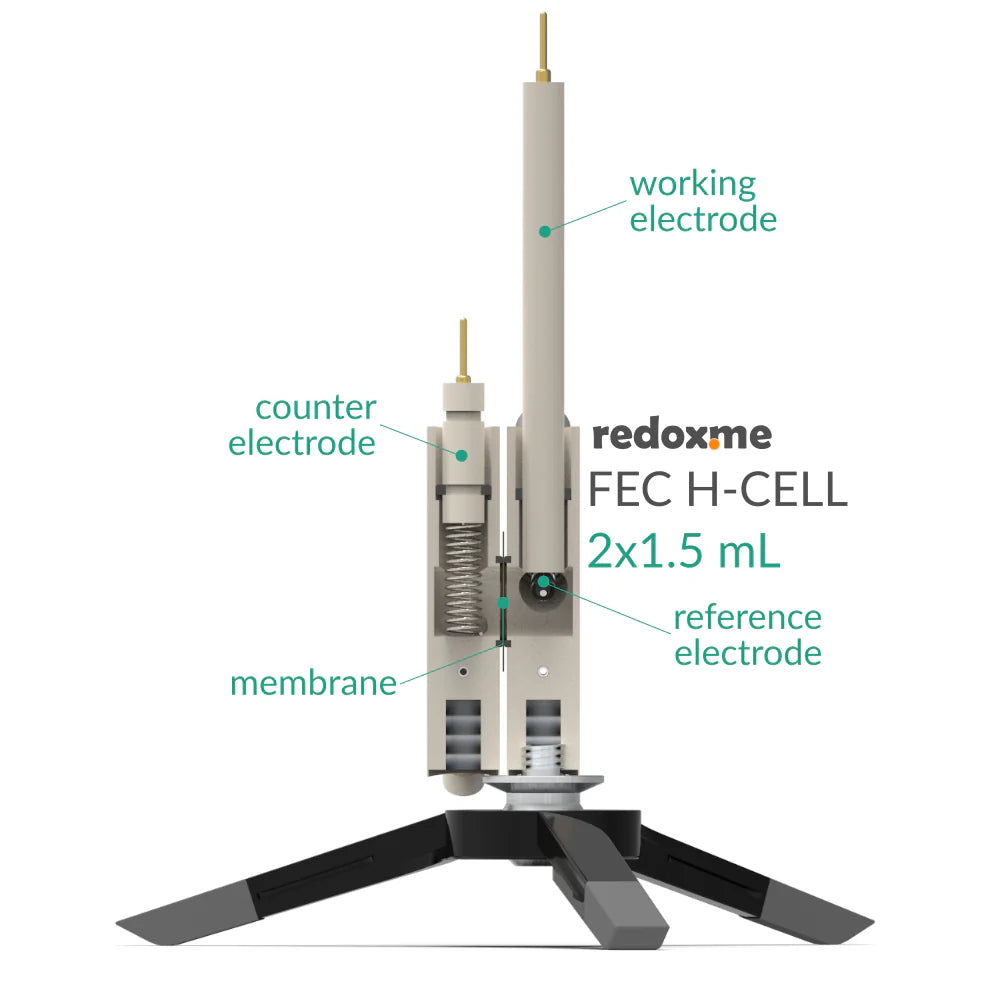 FEC H-Cell 2x1.5 mL- Flow Electrochemical H-Cell