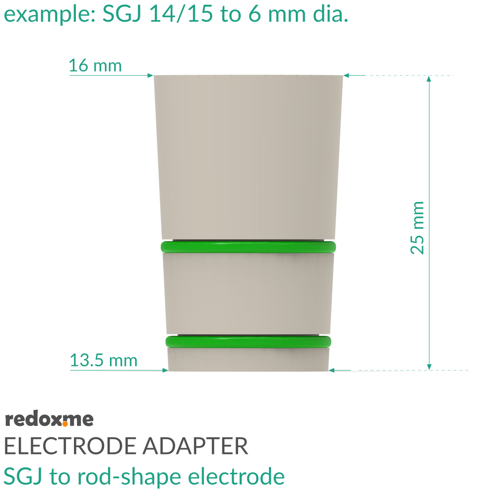 Electrode Adapter SGJ to rod-shape electrode