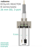 Electrosynthesis Reactor B-series/septa, 26 mm OD, 3-port