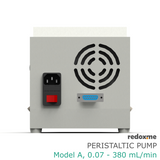 Peristaltic pump, model A, 0.07 - 380 mL per min