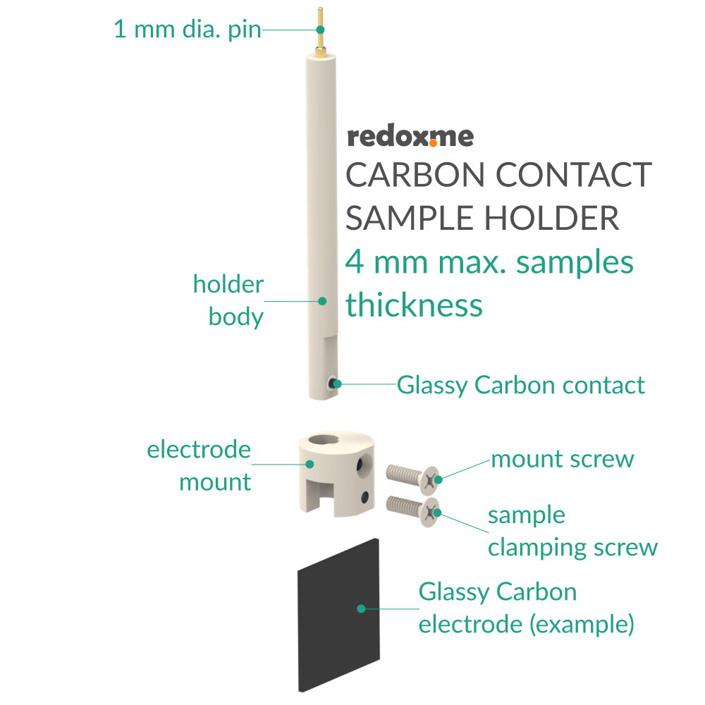 Carbon Contact Sample Holder - 4 mm max. sample thickness