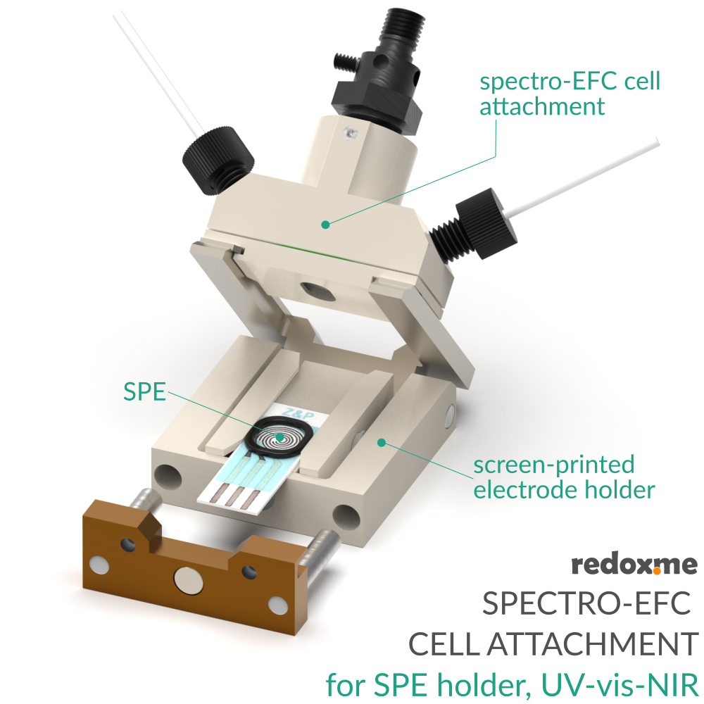 Spectro-EFC Cell Attachment for SPE holder, UV-vis-NIR