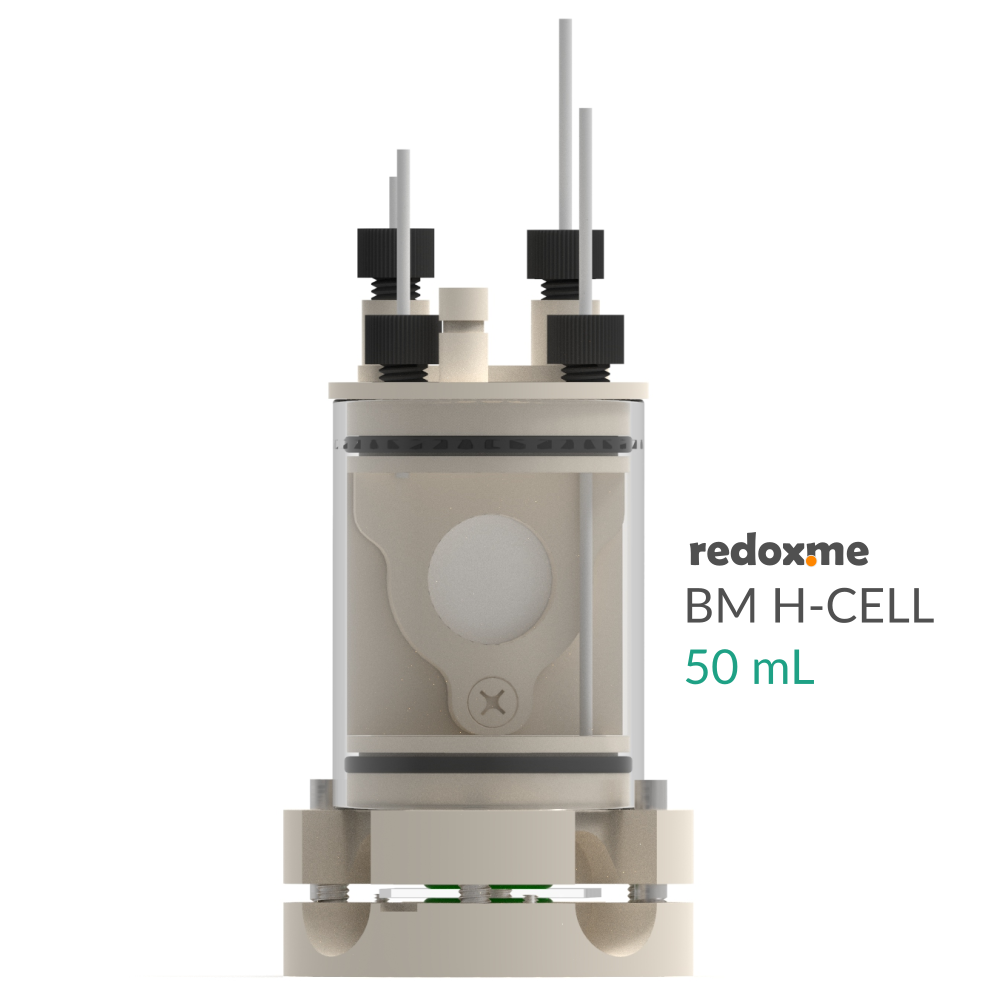BM H-CELL 50 mL - Bottom Mount Electrochemical H-Cell 50 mL