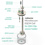 MicroVacuum EQCM Cell for QSH-Dip sensor holder